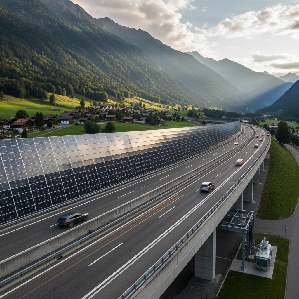 Photovoltaik-Module bei Sonnenschein
